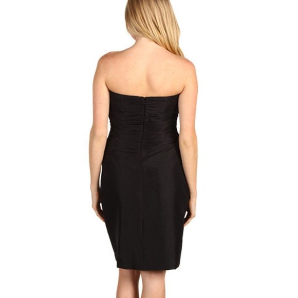 NWT Calvin Klein Black Strapless Dress size 4 - Picture 2 of 5